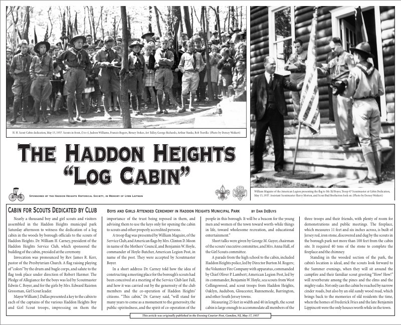 Preview of the Log Cabin interpretive sign