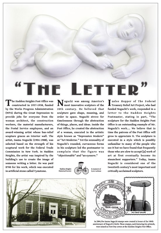 Preview of the The Letter interpretive sign