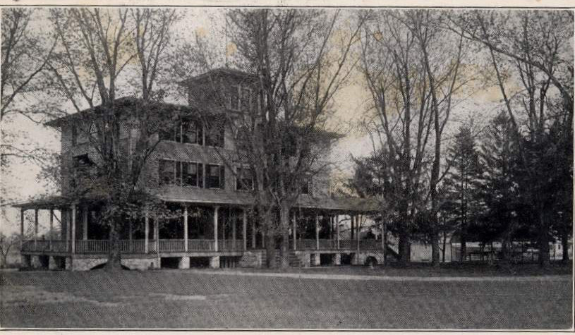 The Haddon Heights Inn in a historic photograph
